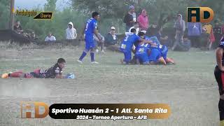 Sp Huasán vs Santa Rita Apertura 2024 AFB  Fecha 5 [upl. by Garda]