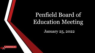 2022 January 25  PCSD Board of Education Meeting [upl. by Art]