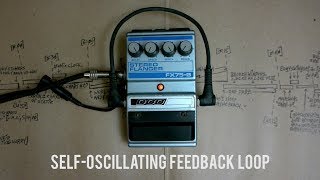 DOD FX75B Stereo Flanger  SelfOscillating Feedback Loop [upl. by Lynnelle]