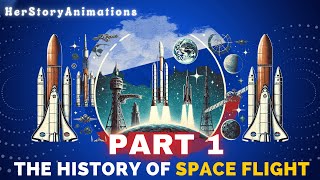 The history of space flight Part I HerStory Animations shorts animation viralvideo [upl. by Hitchcock850]