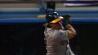 Canseco grand slam hits camera [upl. by Aihseket591]