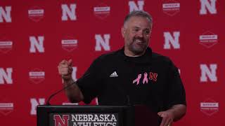 Nebraskas Matt Rhule full press conference after win over Rutgers [upl. by Renae]