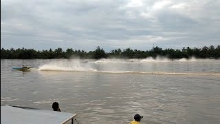 final balap perahu ketinting kelas 500cc arena sabanar lama balapketinting balapperahu kaltara [upl. by Ssej]