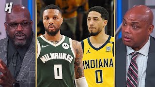 Inside the NBA reacts to Bucks vs Pacers Game 6 Highlights [upl. by Adnorrahs]