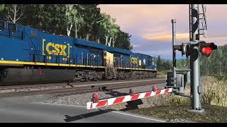 Trainz 2022 2 Trains on the Riverton [upl. by Deppy589]