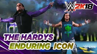 WWE 2K18 THE HARDY BOYS Enduring Icon Pack DLC [upl. by Juback502]