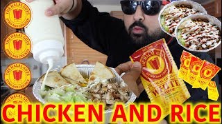 HOW TO MAKE HALAL CART STYLE CHICKEN AND RICE  COPY CAT RECIPE  NYC STYLE [upl. by Tedi]