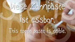 Zahnpaste selber machen  homemade toothpaste [upl. by Eul]