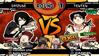 Shizune VS Tenten Clássico INSANE  Naruto Shippuden Ultimate Ninja 4 [upl. by Didi]