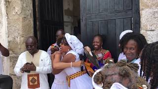 Door of Return at Elmina Castle Ghana West Africa [upl. by Aidan]