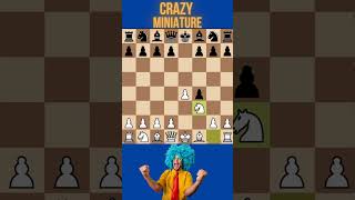 Crazy miniature Kings gambit sports chess [upl. by Newsom]