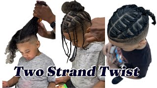 Two Strand Twist on 3 year old [upl. by Kosel]