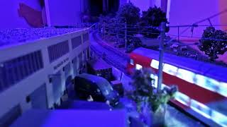 H0 Modelleisenbahn  Nightspotting an der Haupstrecke [upl. by Dov267]