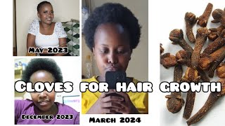 CLOVES FOR HAIR GROWTH HOW I USE CLOVES FOR THICKER HEALTHIER HAIR AND TO REGROW MY EDGES😊 [upl. by Aihsitan]