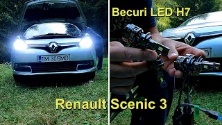 Leduri Bevinsee H7 V45 pe Renault Scenic 3 [upl. by Newberry]