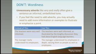 Avoiding Wordiness and Redundancy [upl. by Holder]