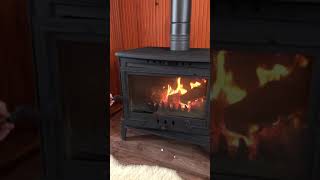 ALP SOBA SANAYİ EFE 2 Plazma tek camlı şömine soba  fireplace stove overwiev [upl. by Brenden517]