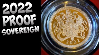 2022 Proof Gold Sovereign [upl. by Nnyled778]