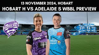 WBBL 2024 Hobart Hurricanes Women vs Adelaide Strikers Women Preview  HHW vs ASW Dream11 Team [upl. by Rutherford808]