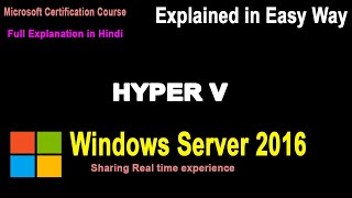 HyperV Full Course in one video  what is Hyper V  SCVMM  hyper v manager full concept by icnt [upl. by Mathews]