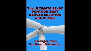 Unboxing a 2226 ULTIMATE Pontoon Boat Canvas Solution with a 9quot Furniture Rise [upl. by Aicire]