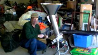 Orchard Diary 462012 Zambelli MuliMix fruit grinder [upl. by Heyer]