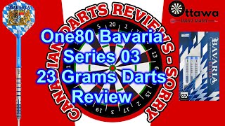 One80 Bavaria 03 23 Grams Darts Review [upl. by Bevis]