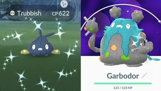 Dont miss boosted Shiny Trubbish spotlight hour pokemongo spotlighthour trubbish [upl. by Macmahon]