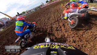 GoPro Gautier Paulin FIM MXGP 2018 RD10 France Qualifying Moto [upl. by Joselow]