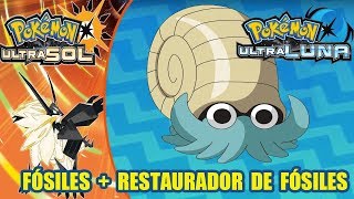 Cómo conseguir los pokemon fósiles  Restaurador de fósiles  Guía Pokémon Ultrasol Ultraluna [upl. by Annahsed]