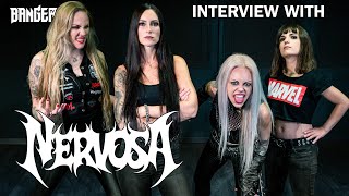 NERVOSA Interview on their new lineup and how Brazil helped shape their Blackened Thrash sound [upl. by Sivrad]