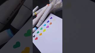 My New Markers ✨ 12 pcs Touch Art Markers review 👍kplarts shorts touchmarkers unboxing markers [upl. by Monreal]