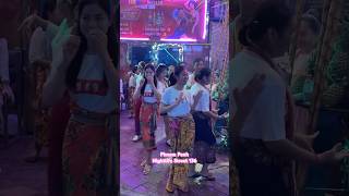 Phnom Penh Nightlife Street 136 phnompenh cambodia nightlife [upl. by Eillime427]