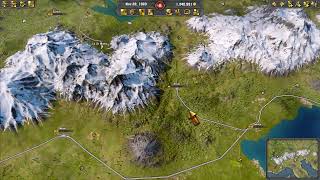 Railway Empire 2 Scenario 11 Across the Alps Part Three [upl. by Neelyak]