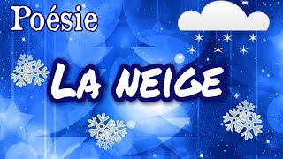 Poésie ⛄❄ La neige dAnne Hébert ⛄❄ [upl. by Matthaus]