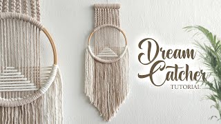 MACRAME Dream Catcher Tutorial [upl. by Ekal839]