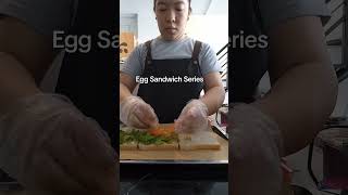 Egg Sandwich SeriesCafe Vlog 💚 [upl. by Adnirem]