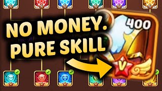 200 IQ exploit Easy max GLORY CHALLENGE in IDLE HEROES [upl. by Eilsek]