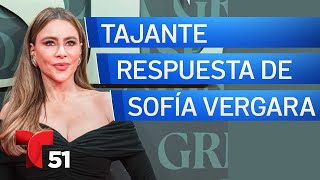 La tajante respuesta de Sofía Vergara al presentador que se burló de cómo habla inglés [upl. by Demahum945]