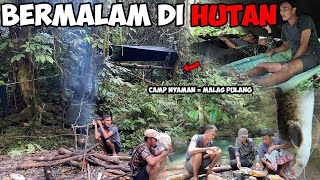 Camp Baru Jang Berpetualang Mencari Ikan Bermalam Di Hutan Rimba Tidurnya Senyaman Ini [upl. by Natsyrk810]