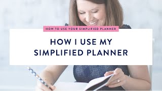 How I Use My Simplified Planner  Simplified® by Emily Ley [upl. by Rickard72]