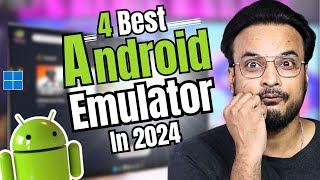 4 Best Android⚡EMULATORS for PC✔ in 2024  Run Smoother [upl. by Aiuqcaj322]