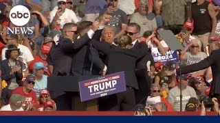 LIVE Trump says he was shot at rally in possible assassination attempt [upl. by Milissa]