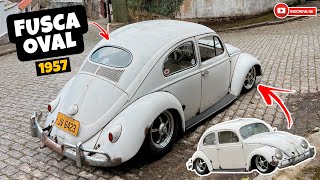 MOSTRANDO MEU FUSCA 1957 ALEMÃO ratão de respeito [upl. by Garratt]