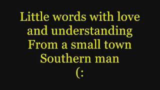 Alan Jackson Small Town Southern Man Lyrics [upl. by Gignac]