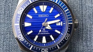 Seiko srpc93 Save the Ocean Samurai [upl. by Yessydo]