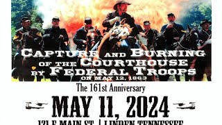 Civil War erupts in Linden Tennessee reenactment on May 11th 2024 [upl. by Harpole]