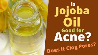 Is Jojoba Oil Good for Acne Does Jojoba Oil Close Pores [upl. by Maurilia300]