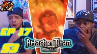 Attack On Titan Reaction  Season 3 Episode 17  Hero [upl. by Chellman]