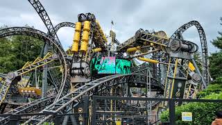 The Smiler Roller Coaster Ride At Alton Towers [upl. by Sirahc]